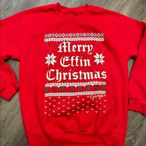 Merry Christmas Funny Sweat Shirt Holiday Sweater
